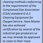 oxygen service metal hose