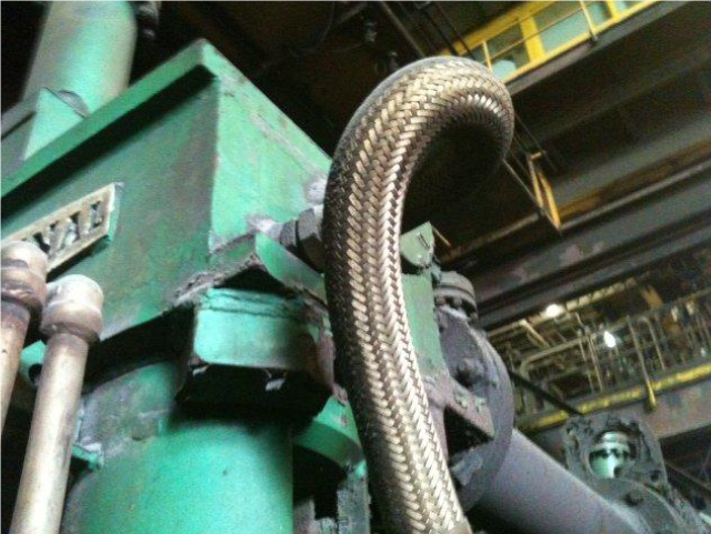 torqued cooling hose